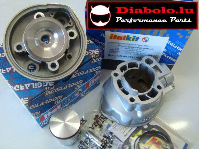 kit cylindre 80cc Italkit Minarelli Am6