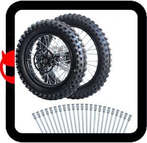Roue jantes Pitbike