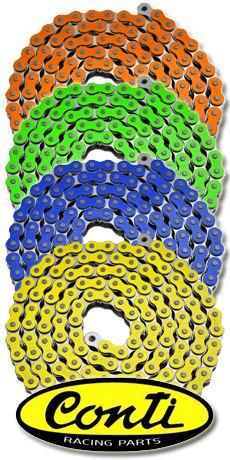 chaine moto coloré