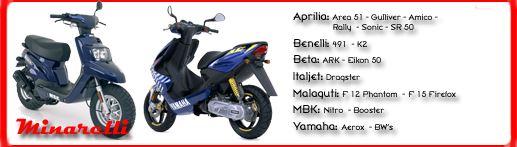 scooter avec moteur Minarelli vertical horizontal
