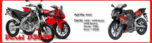 Vers articles moteur Derbi Euro3 D50BO